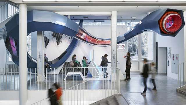 interaktiv, interactive, installation, themeninsel, amgen, biotechnologie, biotechnology, deutsches museum, munich, muenchen, visuarte